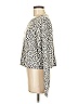 Balance Collection Animal Print Silver Pullover Sweater Size M - photo 5