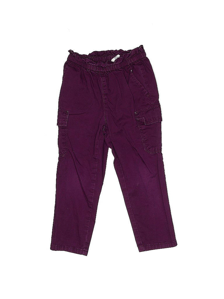 Baby Gap 100% Cotton Solid Purple Cargo Pants Size 3T - photo 1