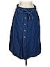 MNG 100% Cotton Blue Denim Skirt Size S - photo 1
