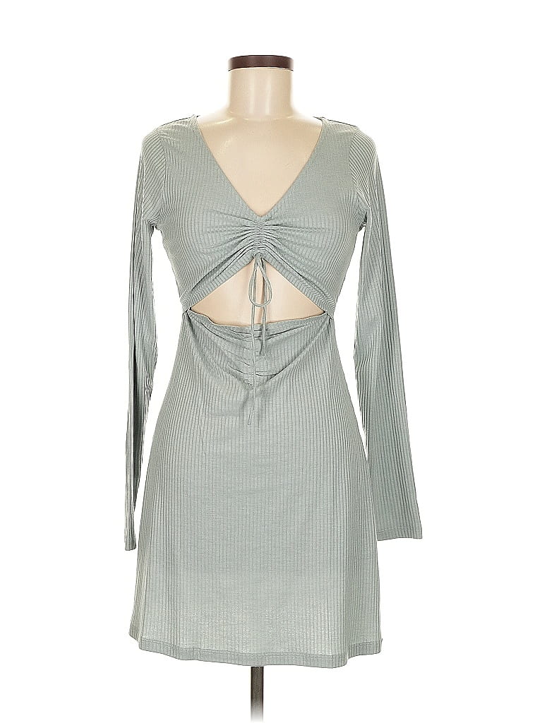 Volcom Gray Casual Dress Size M - photo 1