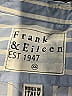 Frank & Eileen 100% Cotton Stripes Blue Short Sleeve Blouse Size XS - photo 7