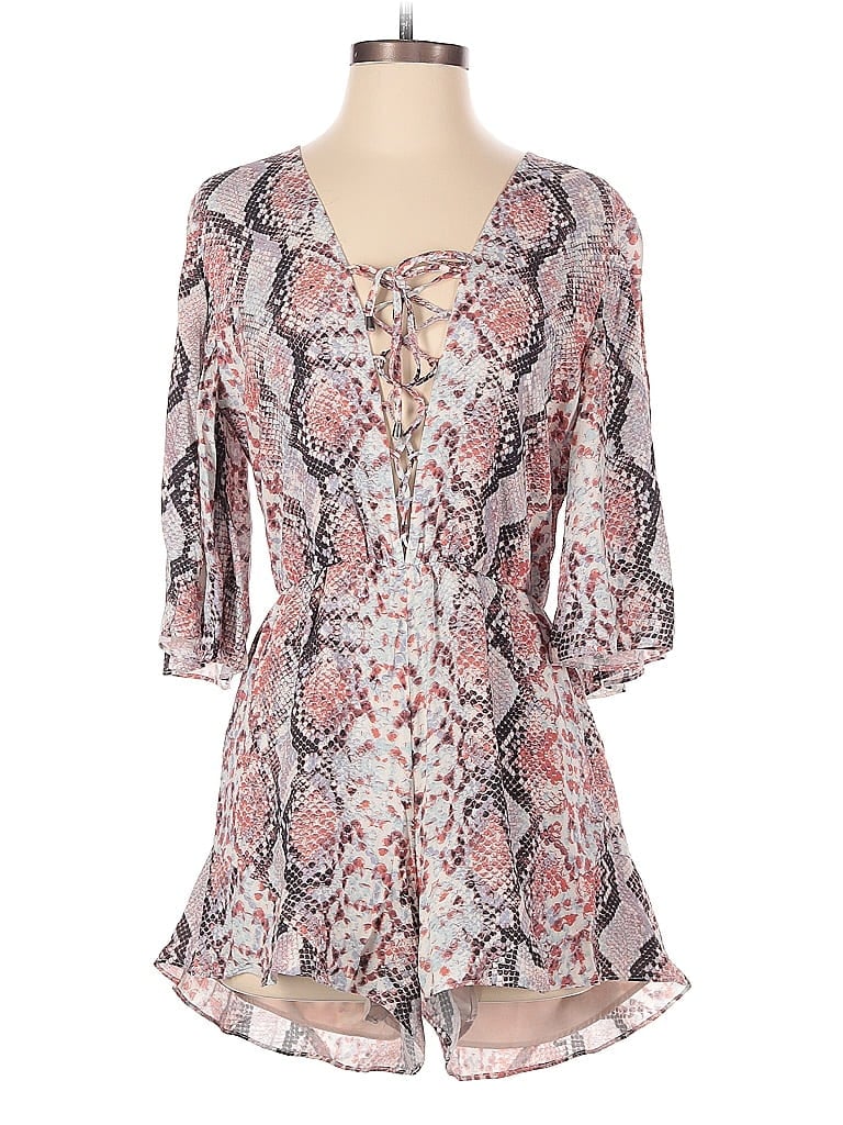 Pre-owned Lovers & Friends Romper In Pink