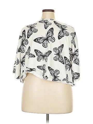 Shein Curve 3/4 Sleeve Blouse (view 2)