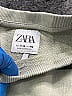 Zara 100% Cotton Stripes Green Sweatshirt Size 11 (big kids) - photo 3