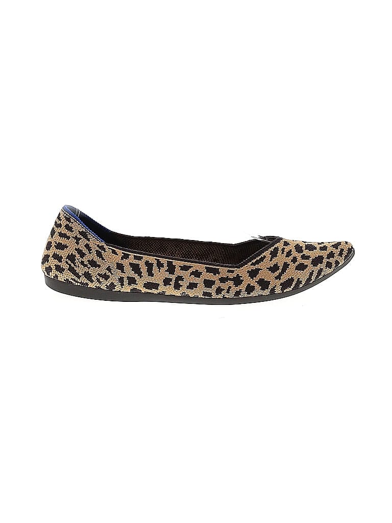 ROTHY'S Animal Print Tan Flats Size 8 - photo 1