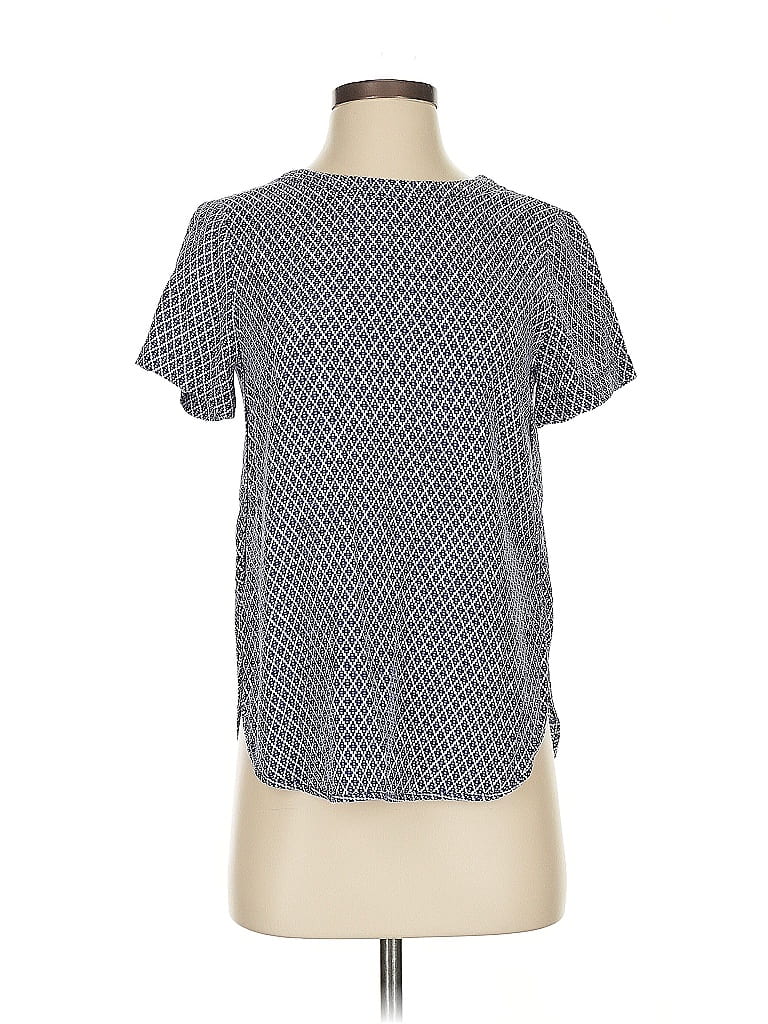 Click to view more detailed imagery on our partner's website Pre-owned Michael Michael Kors Short Sleeve Top Gray Crew Neck Tops