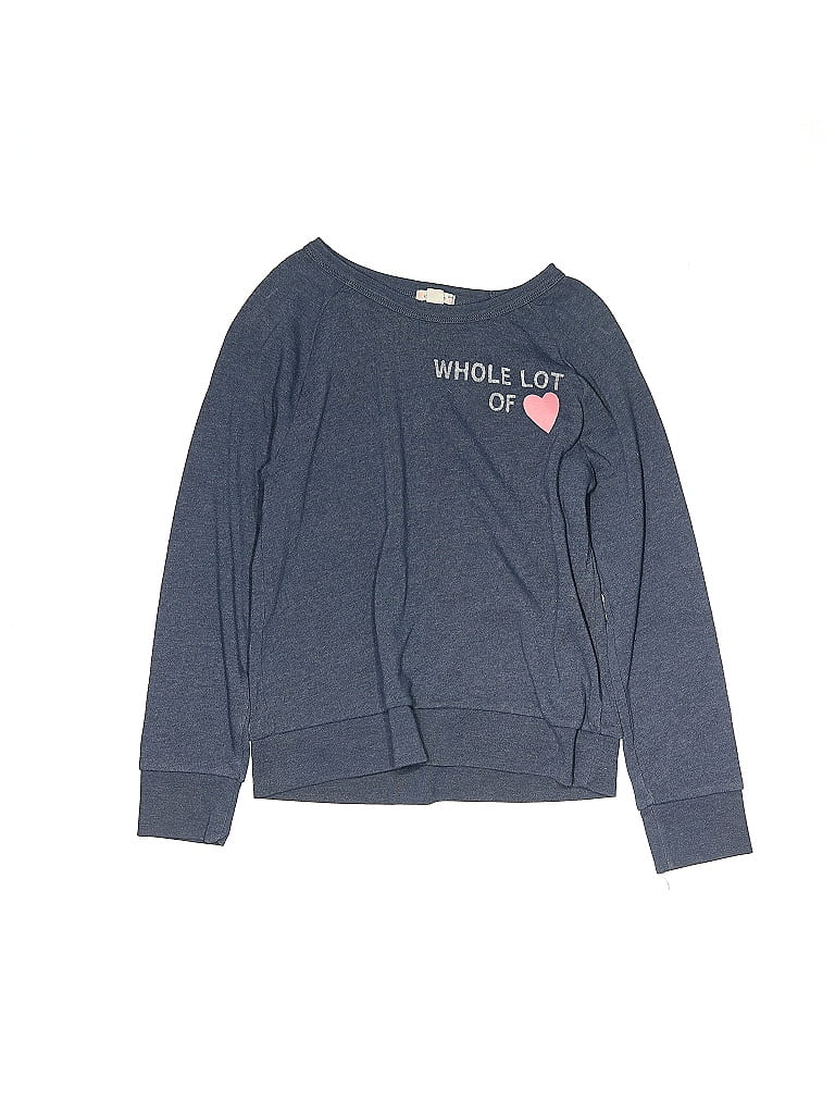 Crewcuts Hearts Blue Sweatshirt Size 12 (big kids) - photo 1