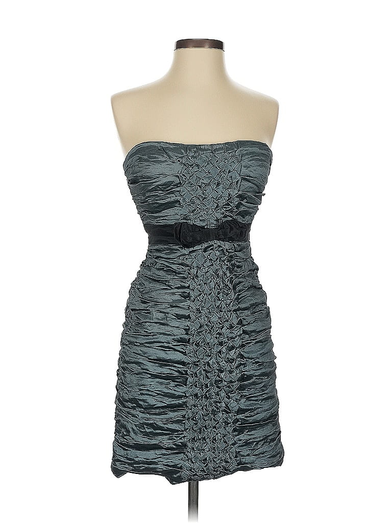 Click to view more detailed imagery on our partner's website Pre-owned Bcbgmaxazria Cocktail Dress In Blue