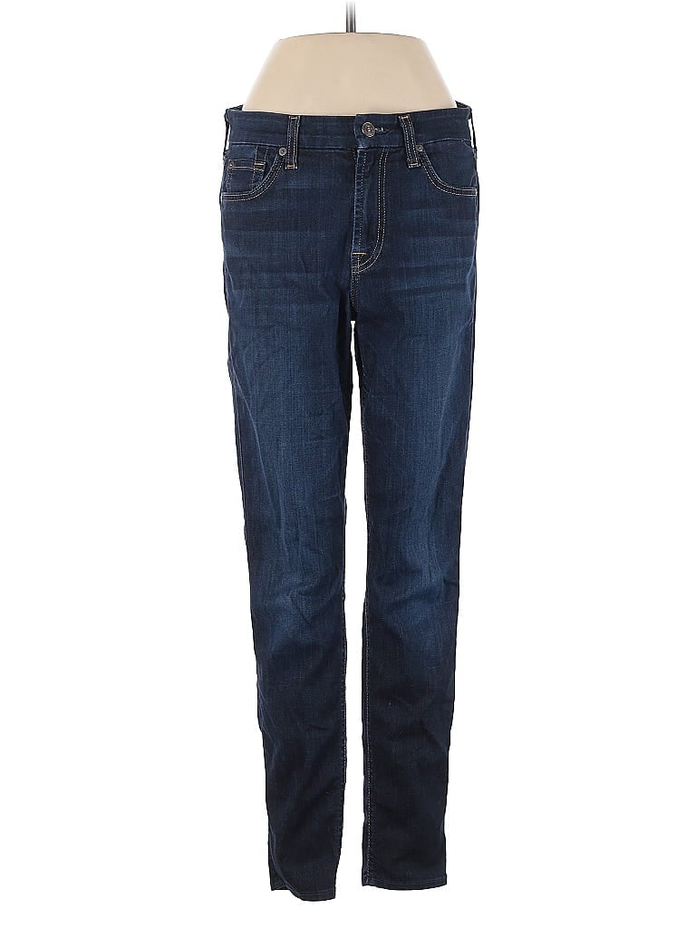 Pre-owned 7 For All Mankind Jeans In Blue