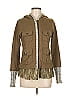 Scrapbook 100% Cotton Brown Tan Zip Up Hoodie Size M - photo 1
