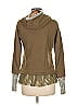 Scrapbook 100% Cotton Brown Tan Zip Up Hoodie Size M - photo 2