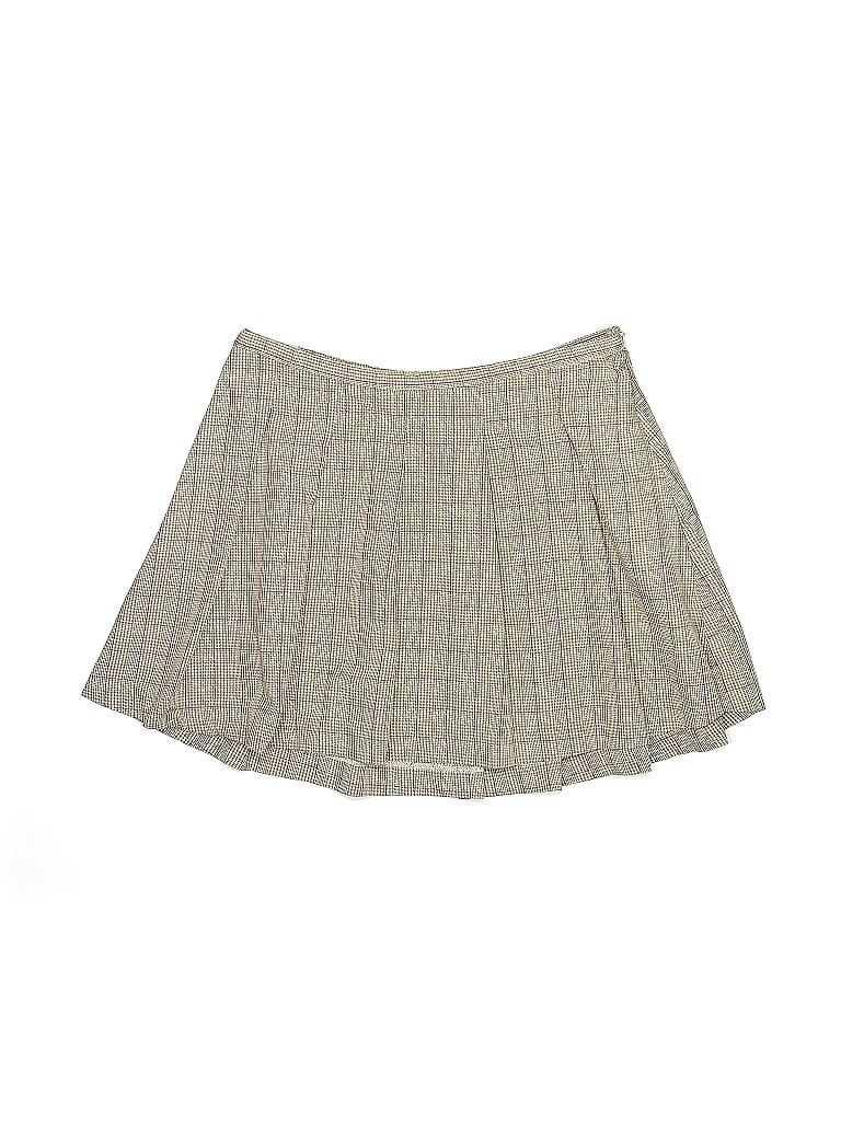 Wonder Nation Plaid Gray Tan Skirt Size 18 - photo 1