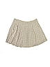 Wonder Nation Plaid Gray Tan Skirt Size 18 - photo 2