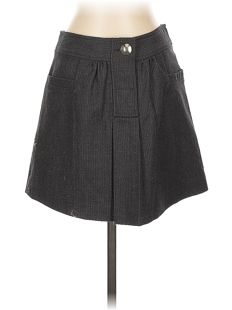 Pre-owned Tibi Wool Skirt In Gray