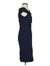 Tahari by ASL Solid Blue Cocktail Dress Size 2 - photo 4