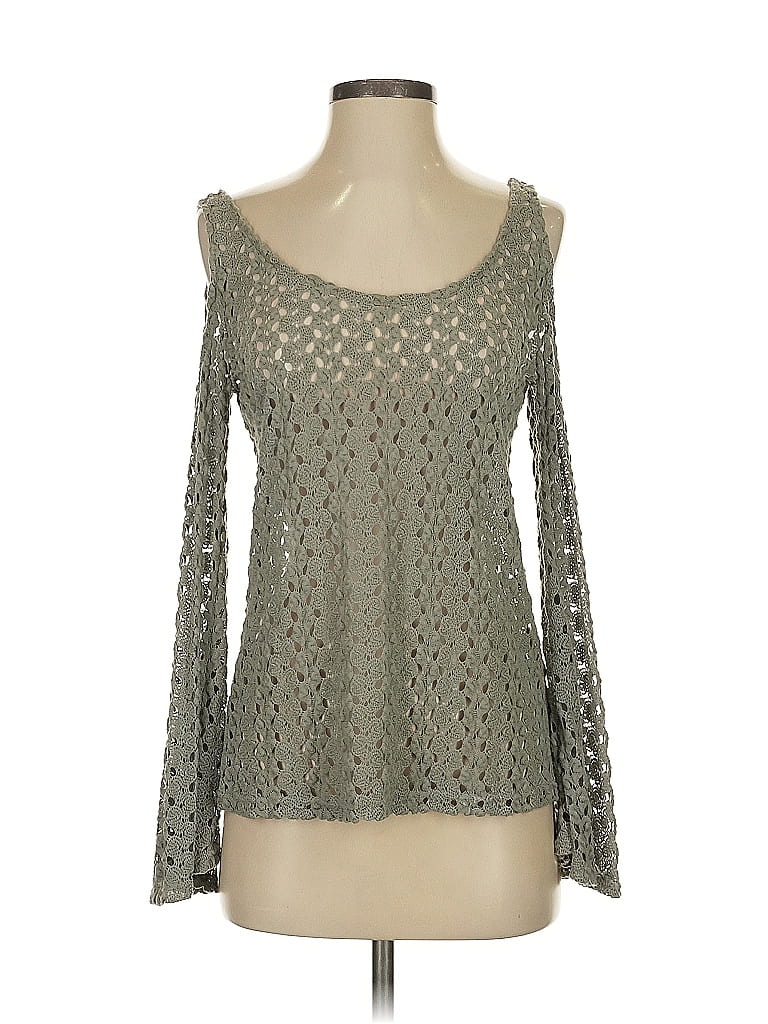 Pre-owned Staring At Stars Cardigan Sweater In Gray