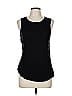 Zara W&B Collection 100% Viscose Black Sleeveless T-Shirt Size M - photo 1