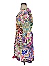 Johnny Was 100% Rayon Paisley Purple Casual Dress Size XL - photo 5