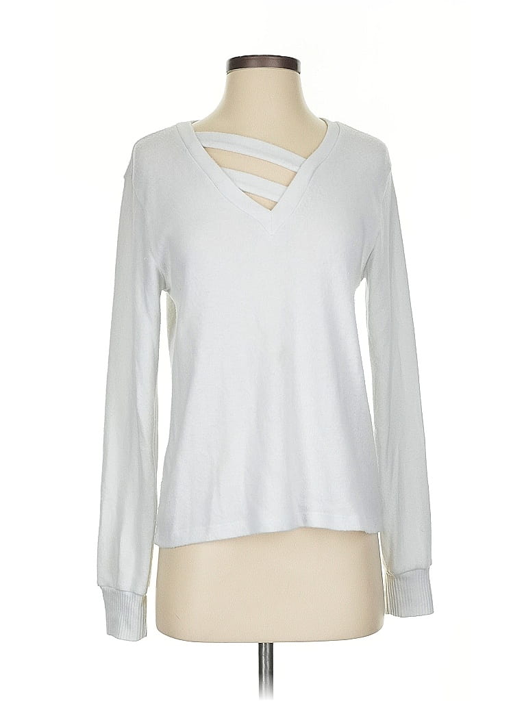 LNA Silver White Pullover Sweater Size XS - photo 1