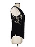 Zara W&B Collection 100% Viscose Black Sleeveless T-Shirt Size M - photo 4