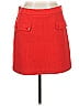 Ann Taylor LOFT Solid Red Casual Skirt Size XL - photo 1