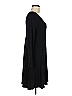 Lush Solid Black Casual Dress Size M - photo 4