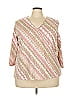 Ruby Rd. Pink 3/4 Sleeve Blouse Size 3X - photo 1