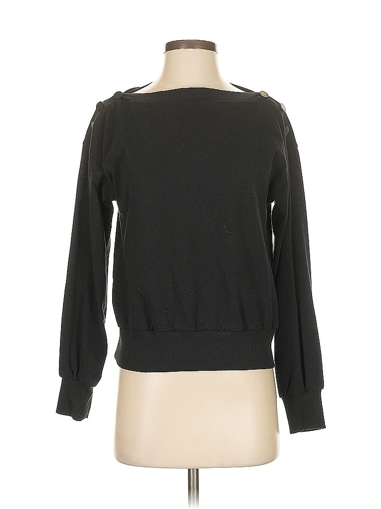 Pre-owned Forever 21 Contemporary Sweatshirt In Black