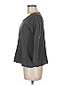 James Perse 100% Cotton Gray 3/4 Sleeve Top Size M - photo 5