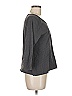 James Perse 100% Cotton Gray 3/4 Sleeve Top Size M - photo 4