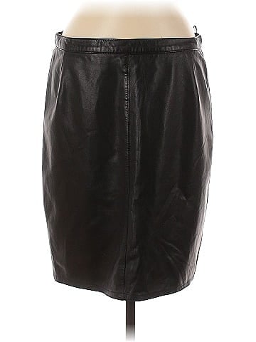 Max Mara Vintage Leather Skirt (view 1)