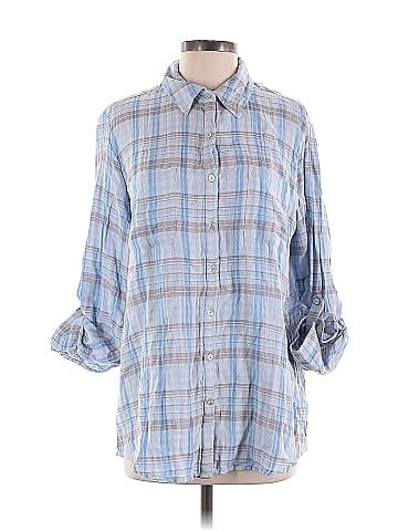 Kyla Seo Long Sleeve Button-Down Shirt (view 1)