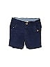 Zara Baby 100% Cotton Solid Blue Shorts Size 18-24 mo - photo 1