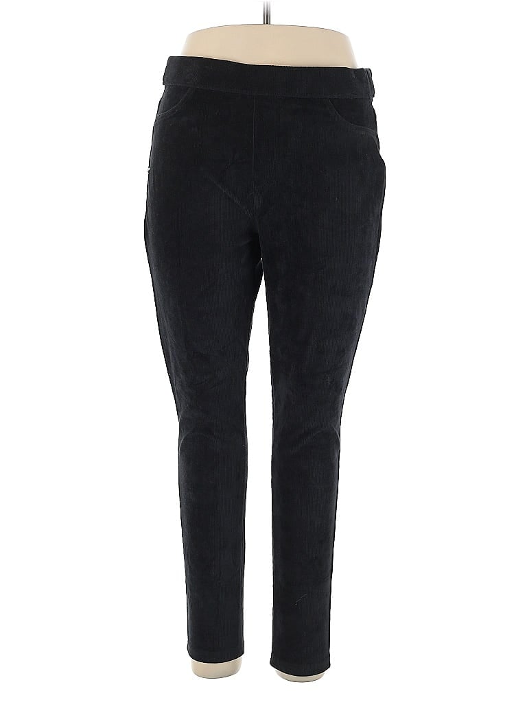 Pre-owned Gloria Vanderbilt Casual Pants In Black