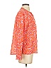 Carve Designs 100% Organic Cotton Paisley Orange Long Sleeve Blouse Size XS - photo 4