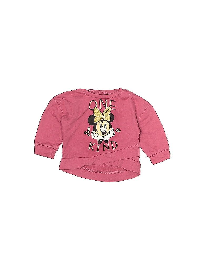 Disney 100% Cotton Pink Sweatshirt 9-12 MO / 12 MO - photo 1