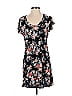 Wallflower 100% Rayon Floral Black Casual Dress Size M - photo 1