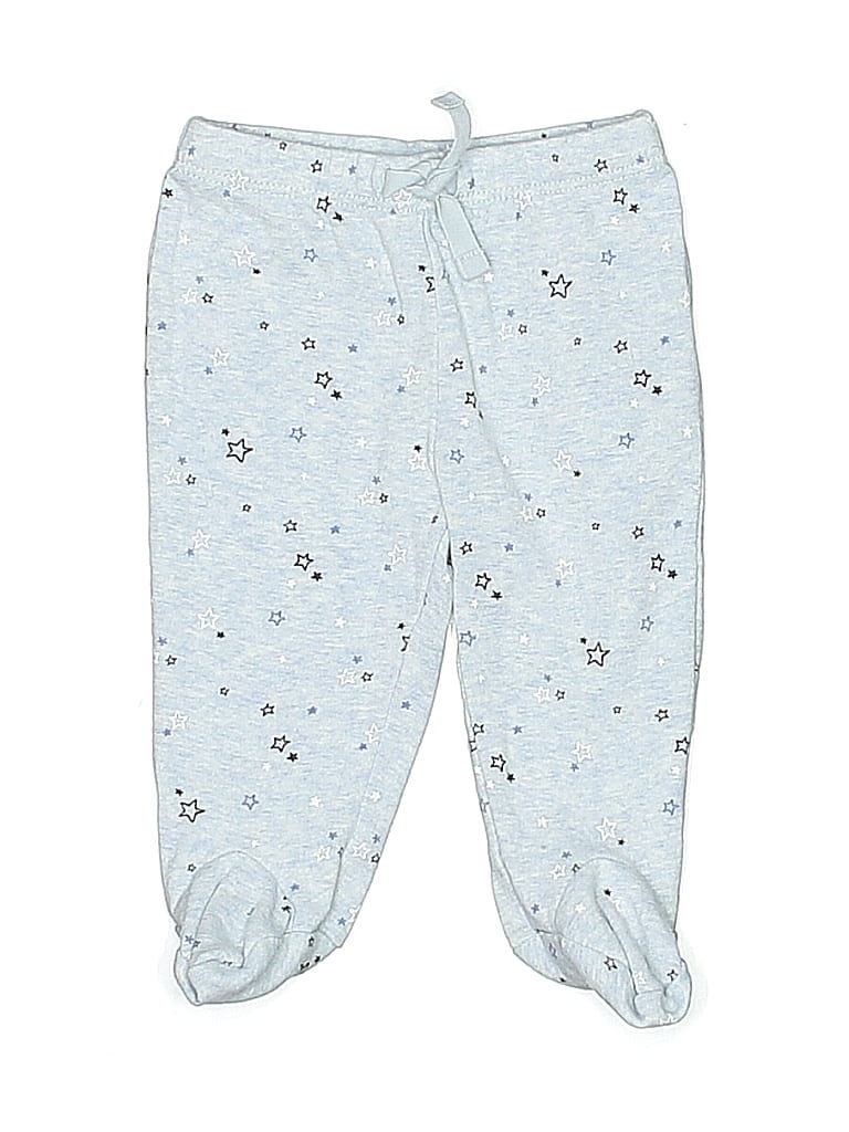Baby Gap 100% Cotton Stars Blue Casual Pants Size 0-3 mo - photo 1