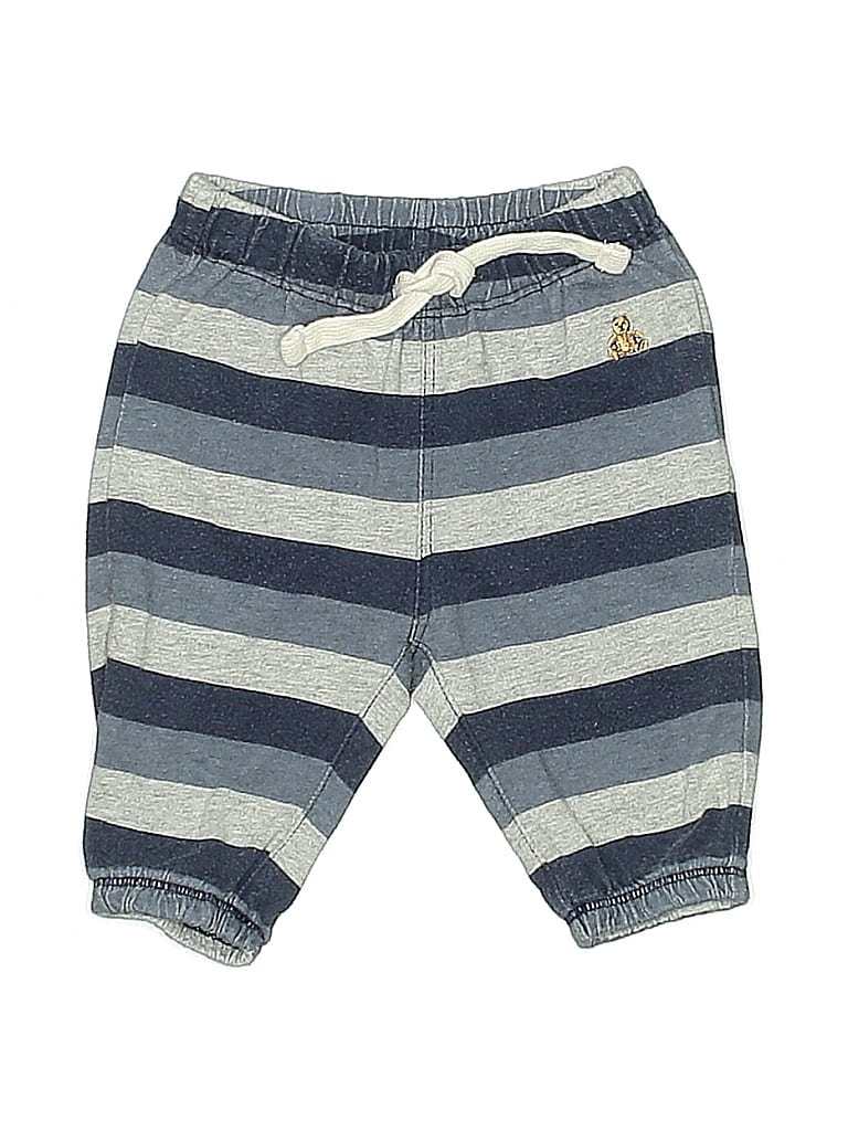 Baby Gap 100% Cotton Stripes Blue Casual Pants Size 0-3 mo - photo 1