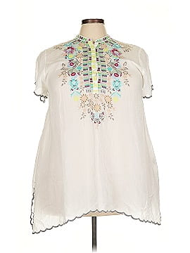 Johnny Was Short Sleeve Blouse