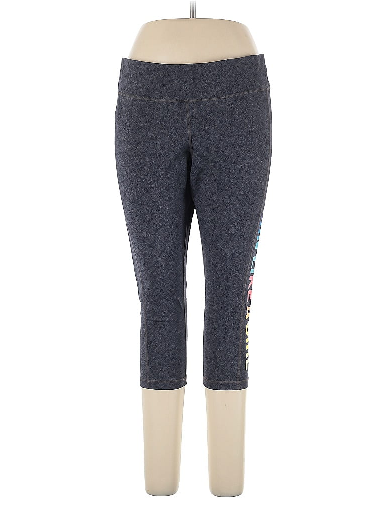 Ideology Blue Active Pants Size 1X - photo 1