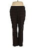 Ann Taylor LOFT Houndstooth Brown Dress Pants Size 14 - photo 1