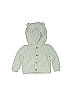 Carter's Solid Green Zip Up Hoodie 6-9 MO / 9 MO - photo 1