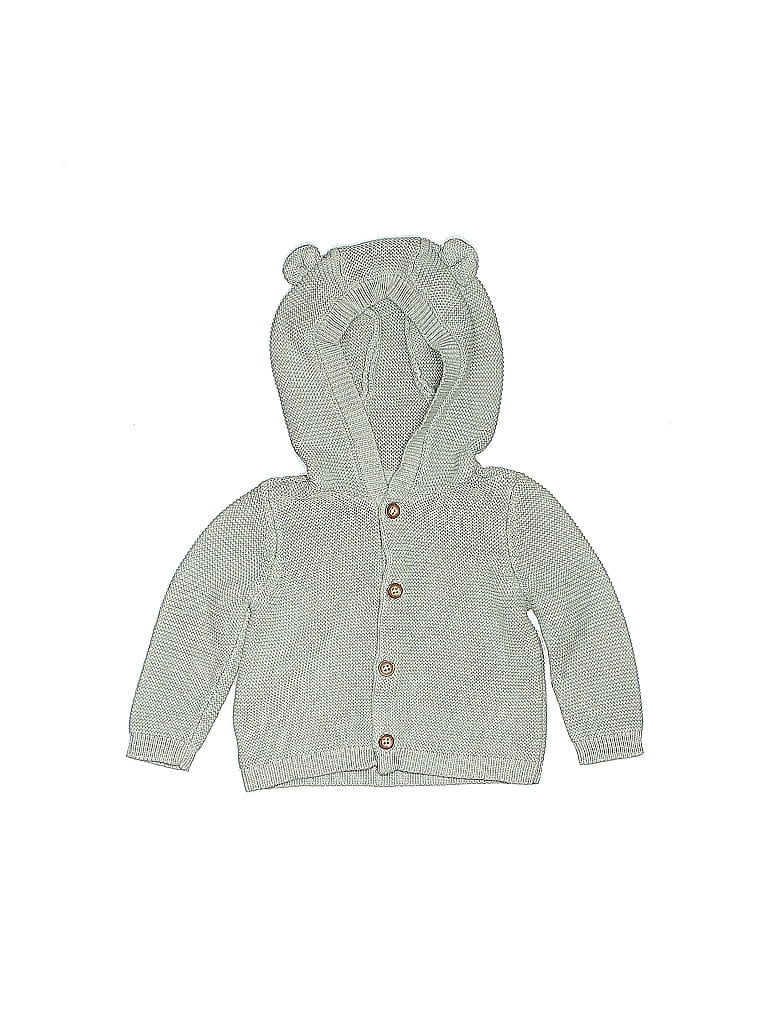 Carter's Solid Green Zip Up Hoodie 6-9 MO / 9 MO - photo 1