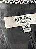 Kasper 100% Polyester Houndstooth Gray Blazer Size 10 - photo 6
