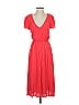 WAYF 100% Rayon Solid Red Casual Dress Size XS - photo 1