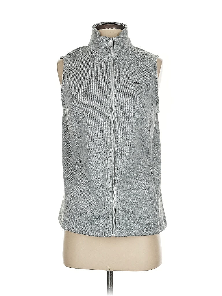 Vineyard Vines 100% Polyester Gray Vest Size S - photo 1