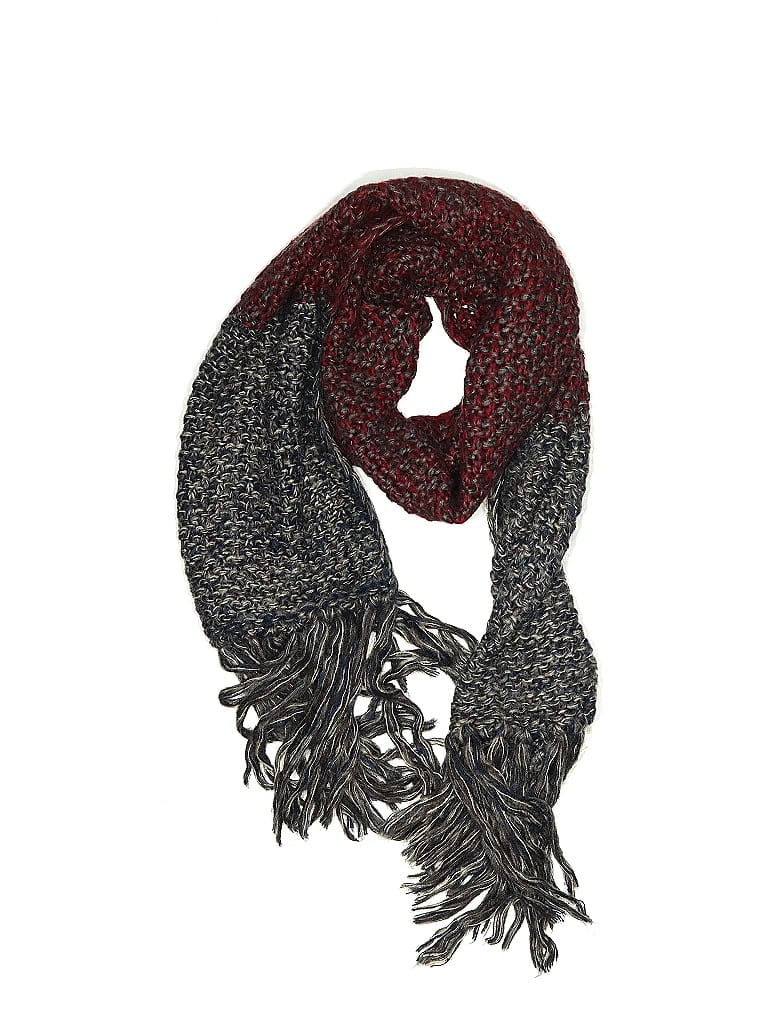 Pre-owned Assorted Brands Scarf In Gray