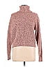 Future Collective Metallic Brown Turtleneck Sweater Size M - photo 1