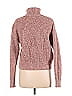 Future Collective Metallic Brown Turtleneck Sweater Size M - photo 2
